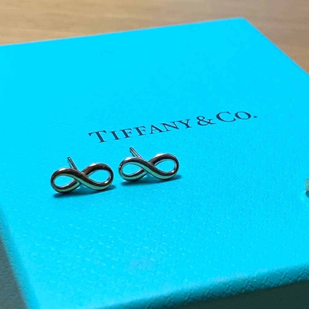 Tiffany Infiniti earrings sterling silver